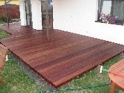 Dřevěná terasa Jatoba iClip - 